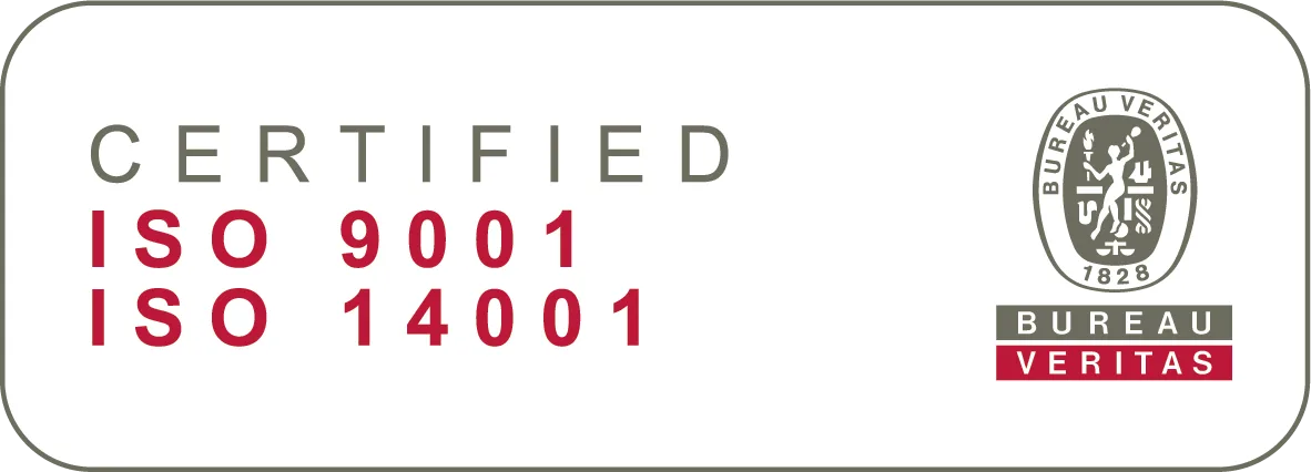 Bureau Veritas, certyfikat ISO 9001 i ISO 14001