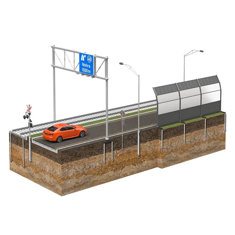 Infrastruktura drogowa i kolejowa na palach śrubowych